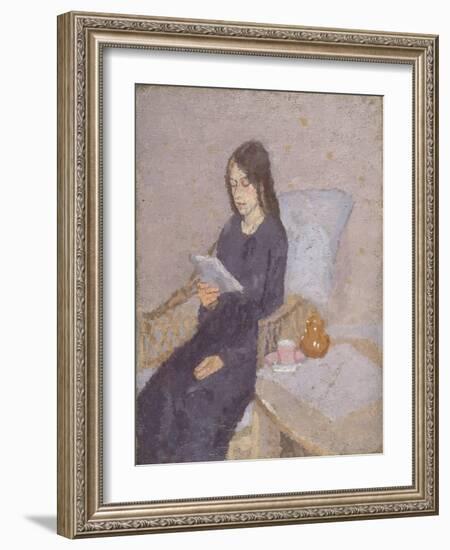 The Letter, 1924 (Oil on Canvas)-Gwen John-Framed Giclee Print