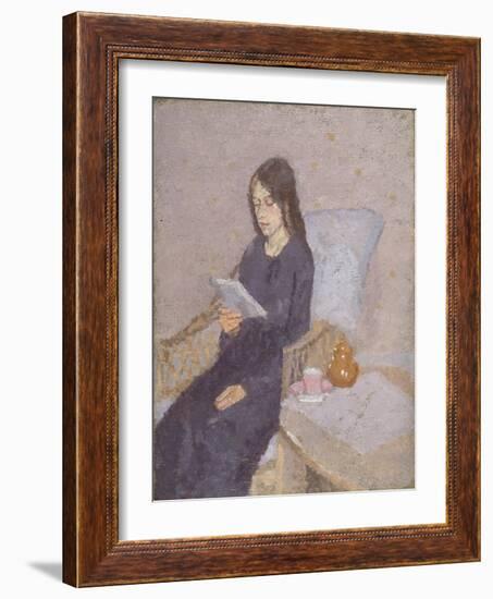 The Letter, 1924 (Oil on Canvas)-Gwen John-Framed Giclee Print