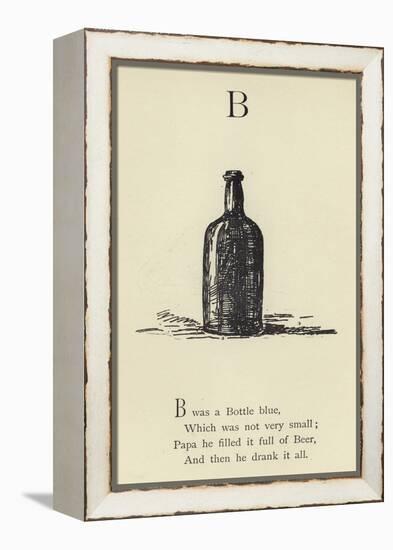 The Letter B-Edward Lear-Framed Premier Image Canvas