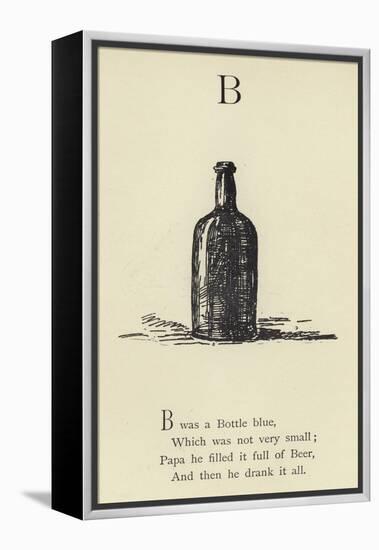 The Letter B-Edward Lear-Framed Premier Image Canvas