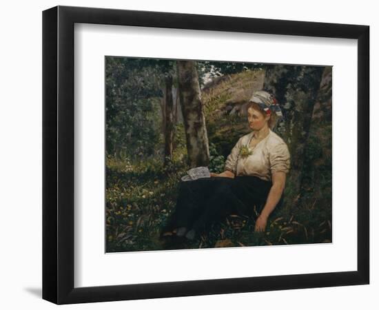 The letter by Olaf Isaachsen-Thorolf Holmboe-Framed Giclee Print