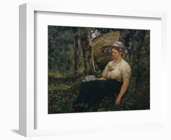 The letter by Olaf Isaachsen-Thorolf Holmboe-Framed Giclee Print