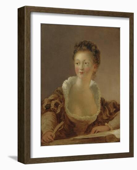 The Letter, C.1776 (Oil on Canvas)-Jean-Honore Fragonard-Framed Giclee Print