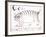 The Letter C of the Alphabet, c.1880 Pen and Indian Ink-Edward Lear-Framed Giclee Print