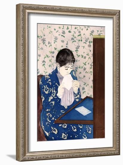 The Letter, C1890-Mary Cassatt-Framed Giclee Print