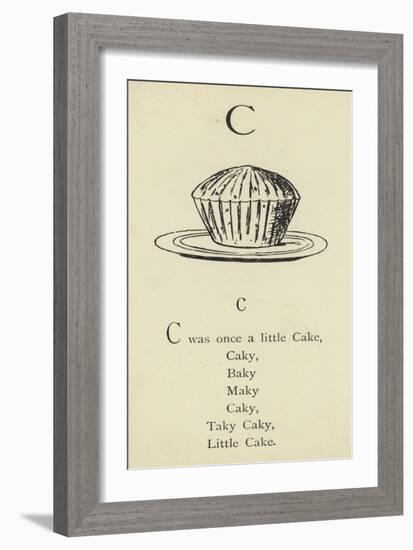 The Letter C-Edward Lear-Framed Giclee Print