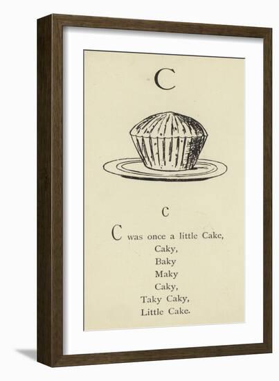 The Letter C-Edward Lear-Framed Giclee Print