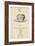 The Letter C-Edward Lear-Framed Giclee Print