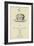 The Letter C-Edward Lear-Framed Giclee Print