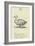 The Letter D-Edward Lear-Framed Giclee Print