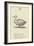 The Letter D-Edward Lear-Framed Giclee Print