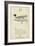 The Letter D-Edward Lear-Framed Giclee Print