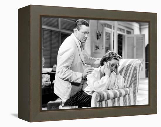 The Letter, from Left, Herbert Marshall, Bette Davis, 1940-null-Framed Stretched Canvas