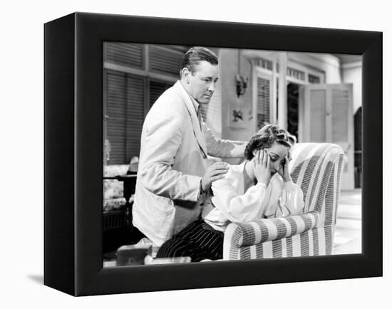 The Letter, from Left, Herbert Marshall, Bette Davis, 1940-null-Framed Stretched Canvas