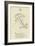 The Letter K-Edward Lear-Framed Giclee Print