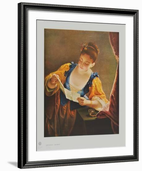 The Letter - large-Jean Raoux-Framed Collectable Print