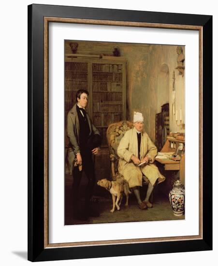 The Letter of Introduction, 1813 (Panel)-Sir David Wilkie-Framed Giclee Print