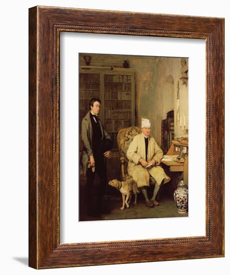 The Letter of Introduction, 1813 (Panel)-Sir David Wilkie-Framed Giclee Print