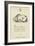 The Letter R-Edward Lear-Framed Giclee Print