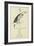 The Letter T-Edward Lear-Framed Giclee Print