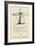 The Letter U-Edward Lear-Framed Giclee Print