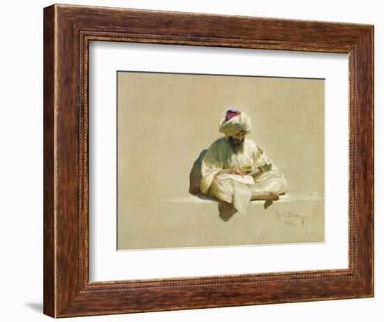 The Letter Writer, 1891-Carl Haag-Framed Giclee Print