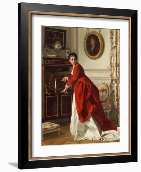 The Letter-Charles Baugniet-Framed Giclee Print