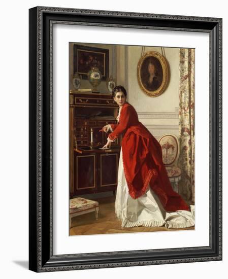 The Letter-Charles Baugniet-Framed Giclee Print