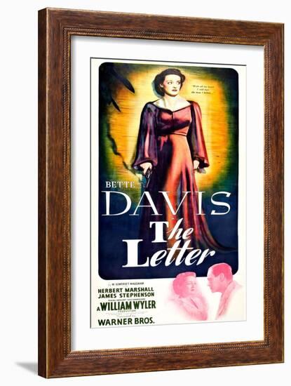 The Letter-null-Framed Art Print