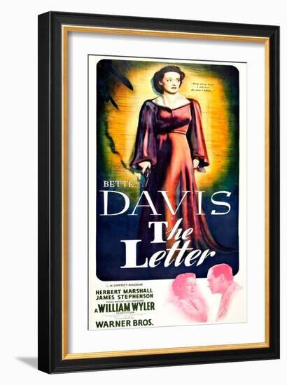 The Letter-null-Framed Art Print