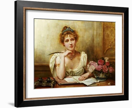 The Letter-George Goodwin Kilburne-Framed Giclee Print