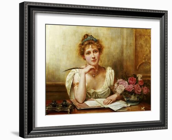 The Letter-George Goodwin Kilburne-Framed Giclee Print