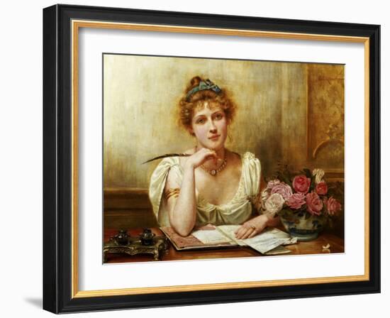 The Letter-George Goodwin Kilburne-Framed Giclee Print