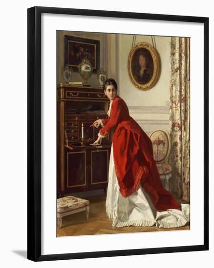 The Letter-Charles Baugniet-Framed Giclee Print