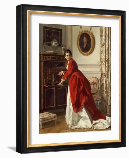 The Letter-Charles Baugniet-Framed Giclee Print