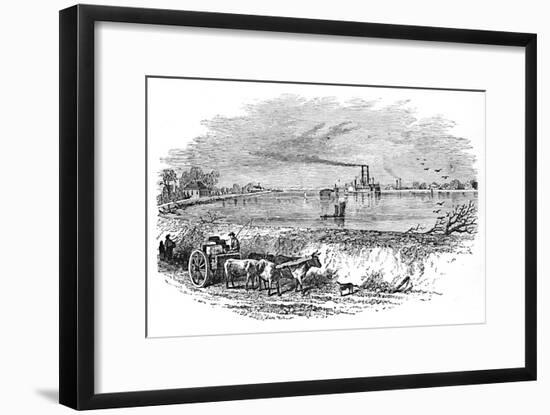 'The Levee', 1883-Unknown-Framed Giclee Print