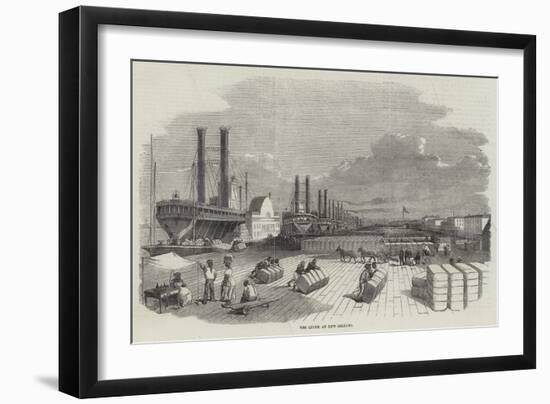 The Levee, at New Orleans-null-Framed Giclee Print