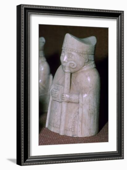 The Lewis Chessmen, (Norwegian?), c1150-c1200. Artist: Unknown-Unknown-Framed Giclee Print