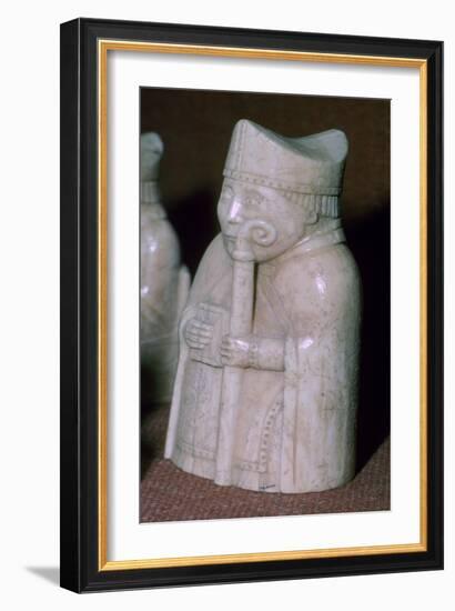 The Lewis Chessmen, (Norwegian?), c1150-c1200. Artist: Unknown-Unknown-Framed Giclee Print