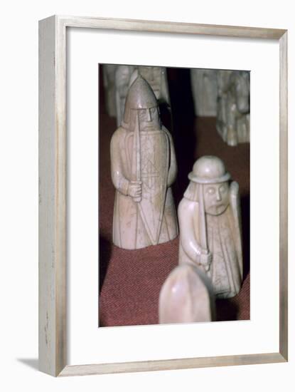 The Lewis Chessmen, (Norwegian?), c1150-c1200. Artist: Unknown-Unknown-Framed Giclee Print