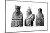 The Lewis Chessmen, (Norwegian), C1150-C1200-null-Mounted Giclee Print