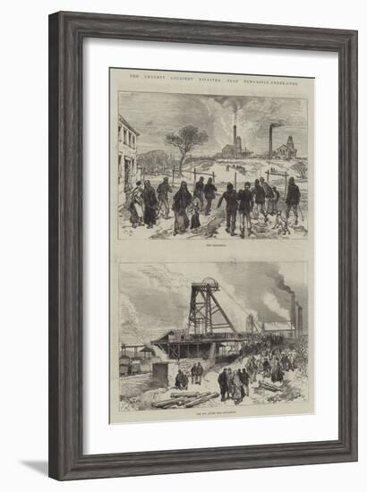 The Leycett Colliery Disaster, Near Newcastle-Under-Lyne-Charles Robinson-Framed Giclee Print