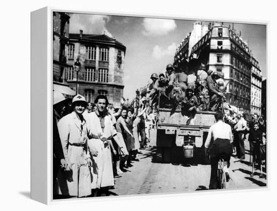 The Liberation of Paris, August 1944-null-Framed Premier Image Canvas