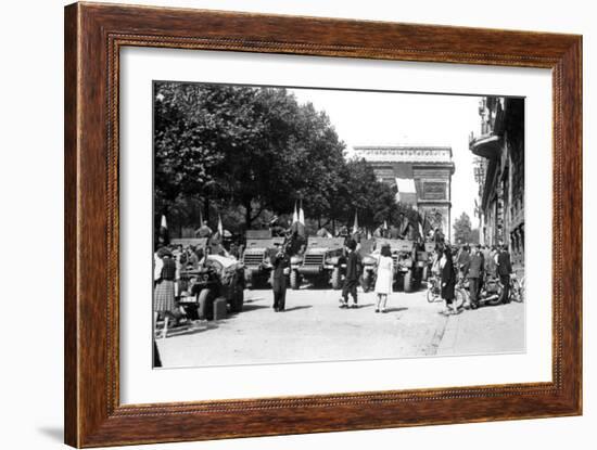 The Liberation of Paris, August 1944-null-Framed Photographic Print