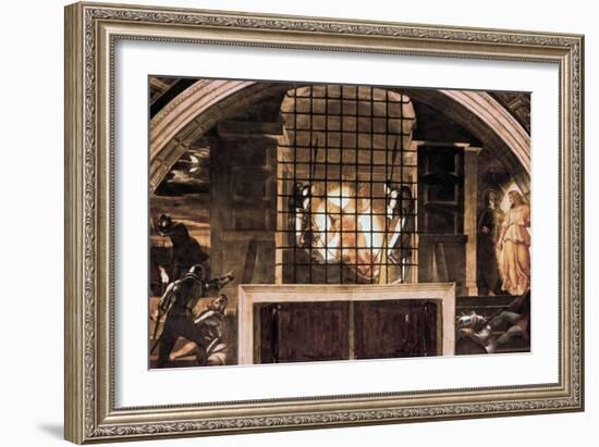 The Liberation of St Peter, 1514-Raphael-Framed Giclee Print