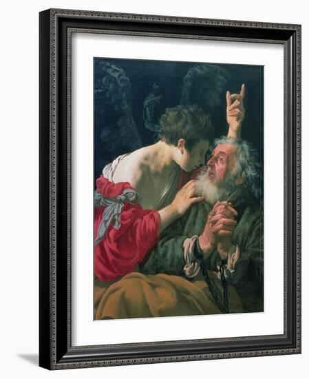 The Liberation of St. Peter, 1624-Hendrick Terbrugghen-Framed Giclee Print