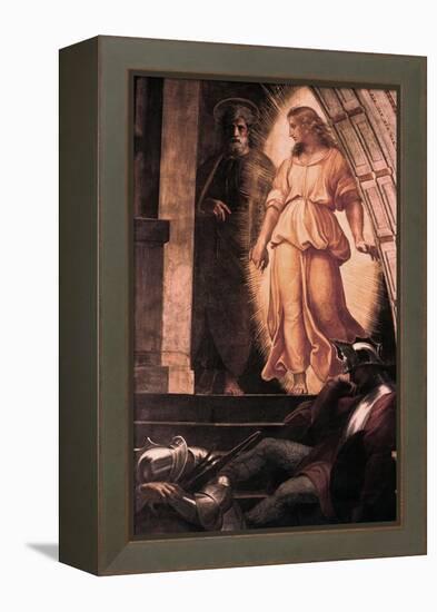 The Liberation of St Peter' Detail, 1514-Raphael-Framed Premier Image Canvas