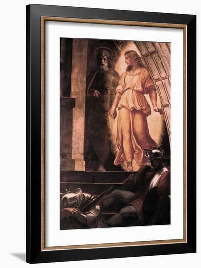 The Liberation of St Peter' Detail, 1514-Raphael-Framed Giclee Print