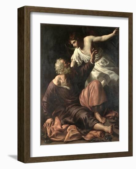 The Liberation of St. Peter-Alessandro Turchi-Framed Giclee Print