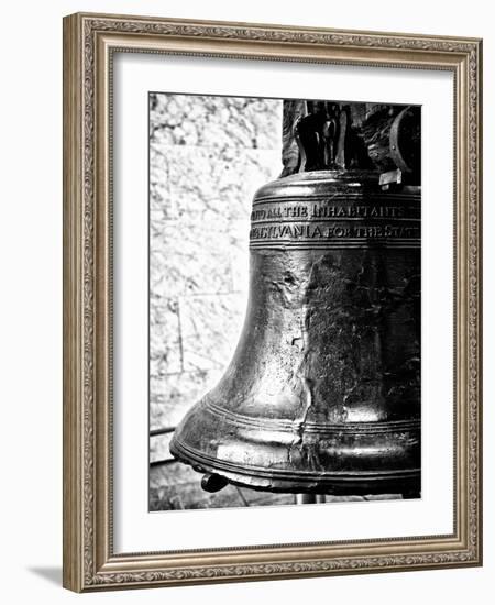 The Liberty Bell, Philadelphia, Pennsylvania, US, White Frame, Full Size Photography-Philippe Hugonnard-Framed Art Print